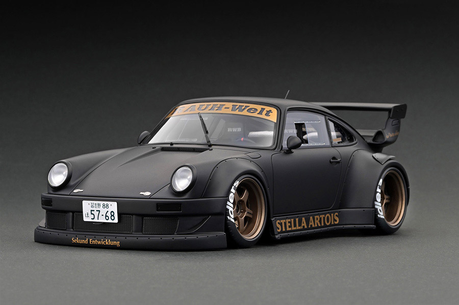 IG2474 1/18 RWB 930 Matte Black | LINE UP | [公式] ignition model