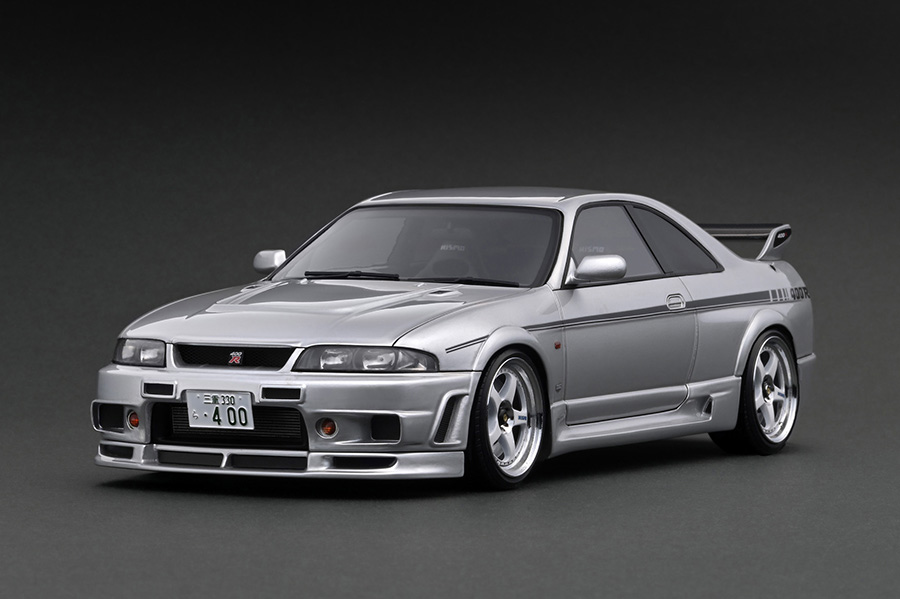 IG2251 1/18 Nismo R33 GT-R 400R Silver With Mr. Matsuda | LINE UP