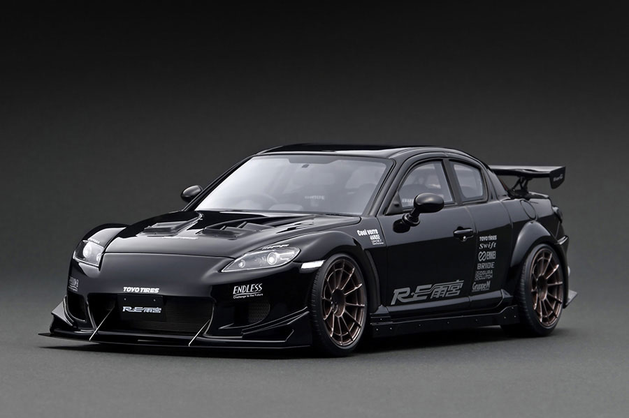 IG3179 1/18 Mazda RX-8 (SE3P) RE Amemiya Black | LINE UP | [公式