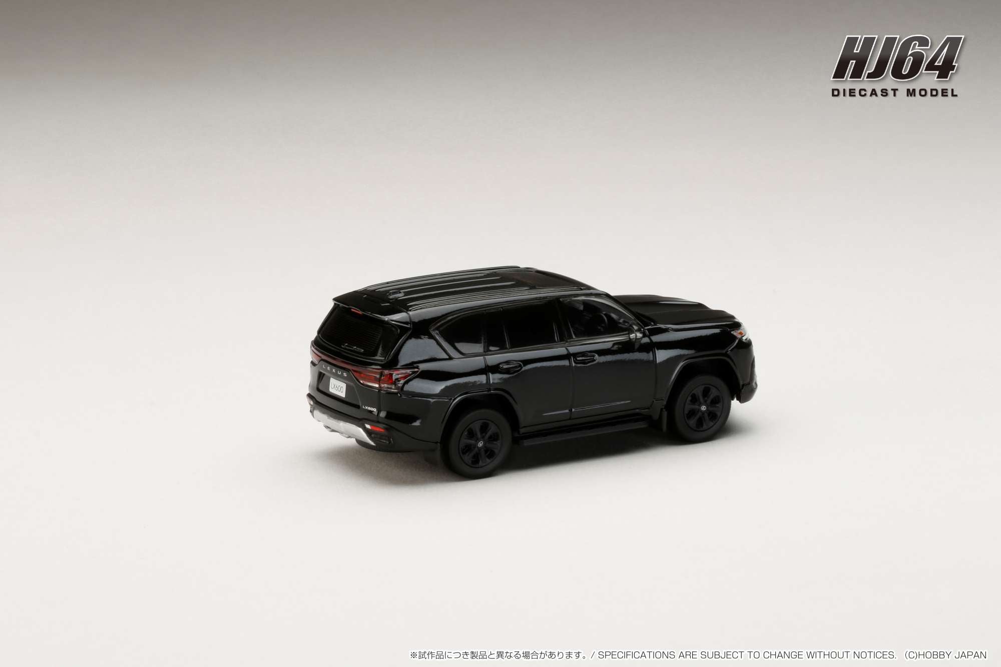 Hobby Japan HJ643061BK LEXUS LX600 OFFROAD Black – ignition model