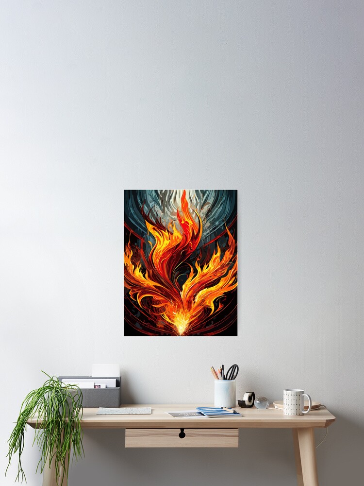 Symphony: Abstract Fire Art