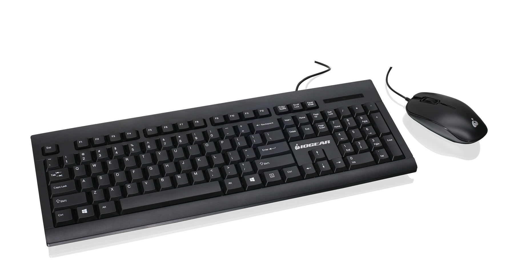 GKM513B - IOGEAR 104-Key Spill-Resistant Keyboard and Mouse Combo