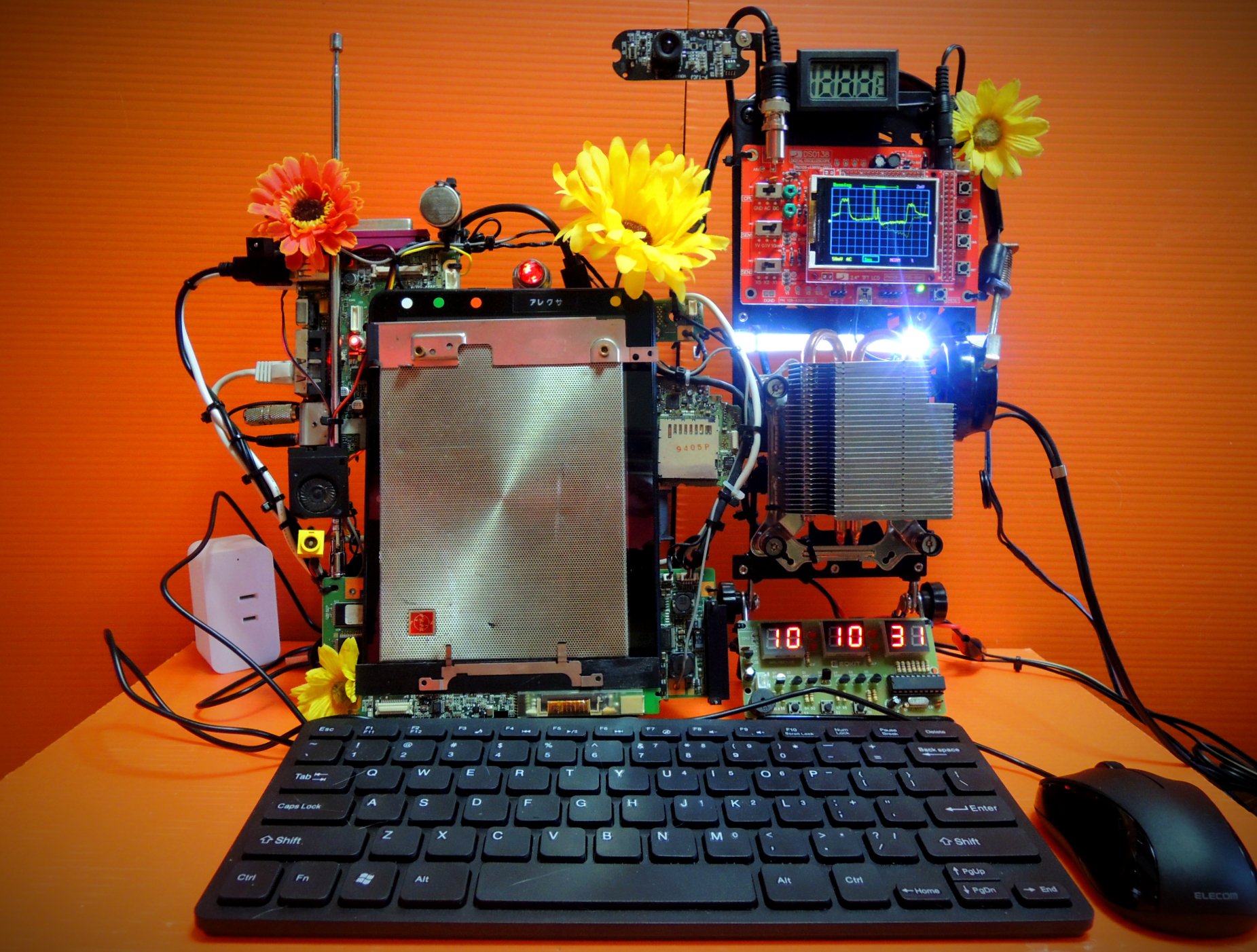 サーキットベンディング】改造電子キーボード サーキットベンディング