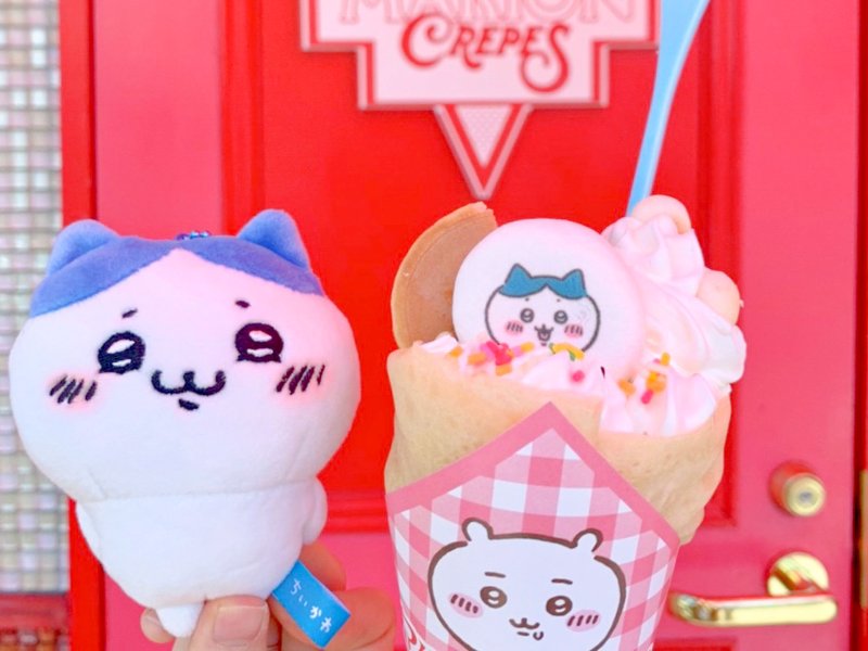 ちいかわ】ちいかわらんど原宿×マリオンクレープのコラボクレープが