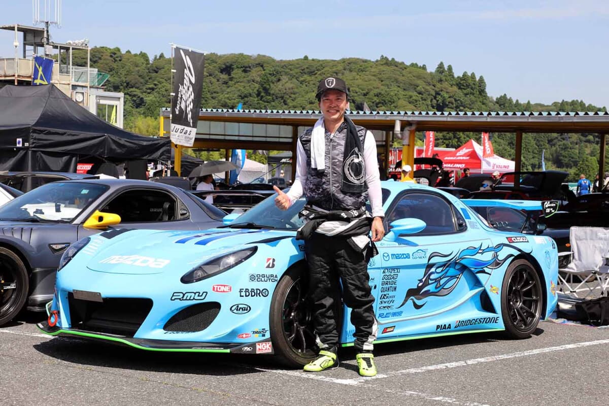 マツダ「RX−7」ベースの貴重なRE雨宮「幻気-7」を熱意で譲ってもらい