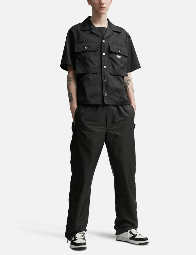 Prada - RE-NYLON SIDE ZIP PANTS | HBX