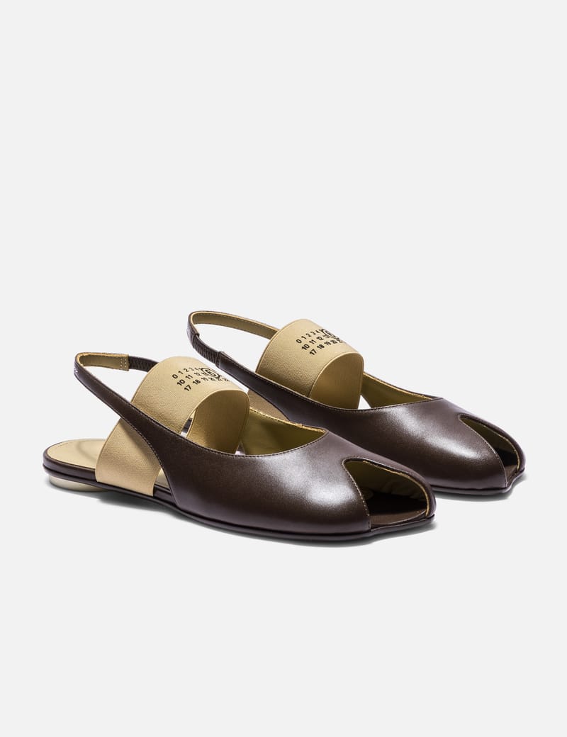 エムエムシックス メゾン マルジェラ - ウェッジ サンダル | HBX