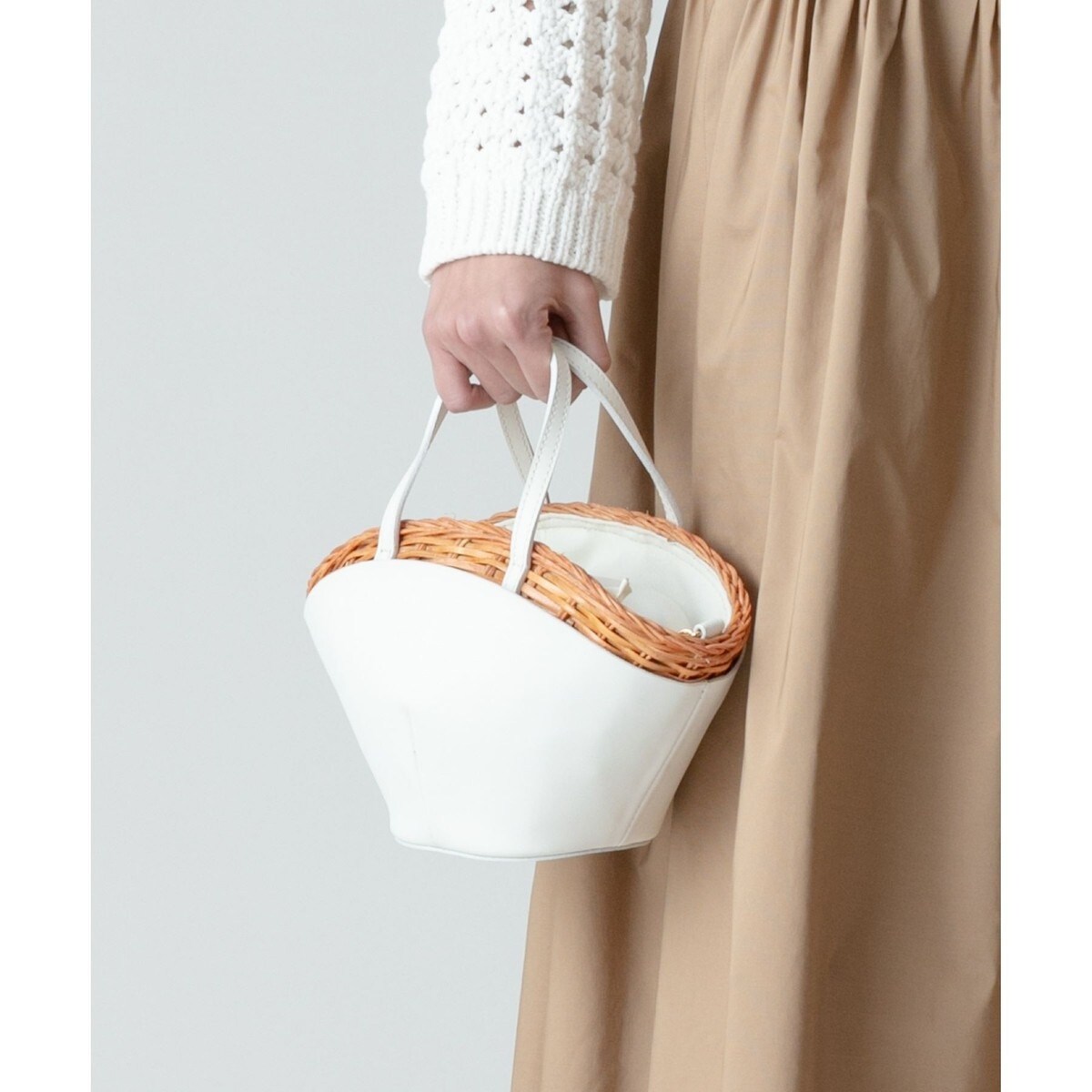 レザーコンビカゴバッグ | アルアバイル(allureville) | マルイウェブ