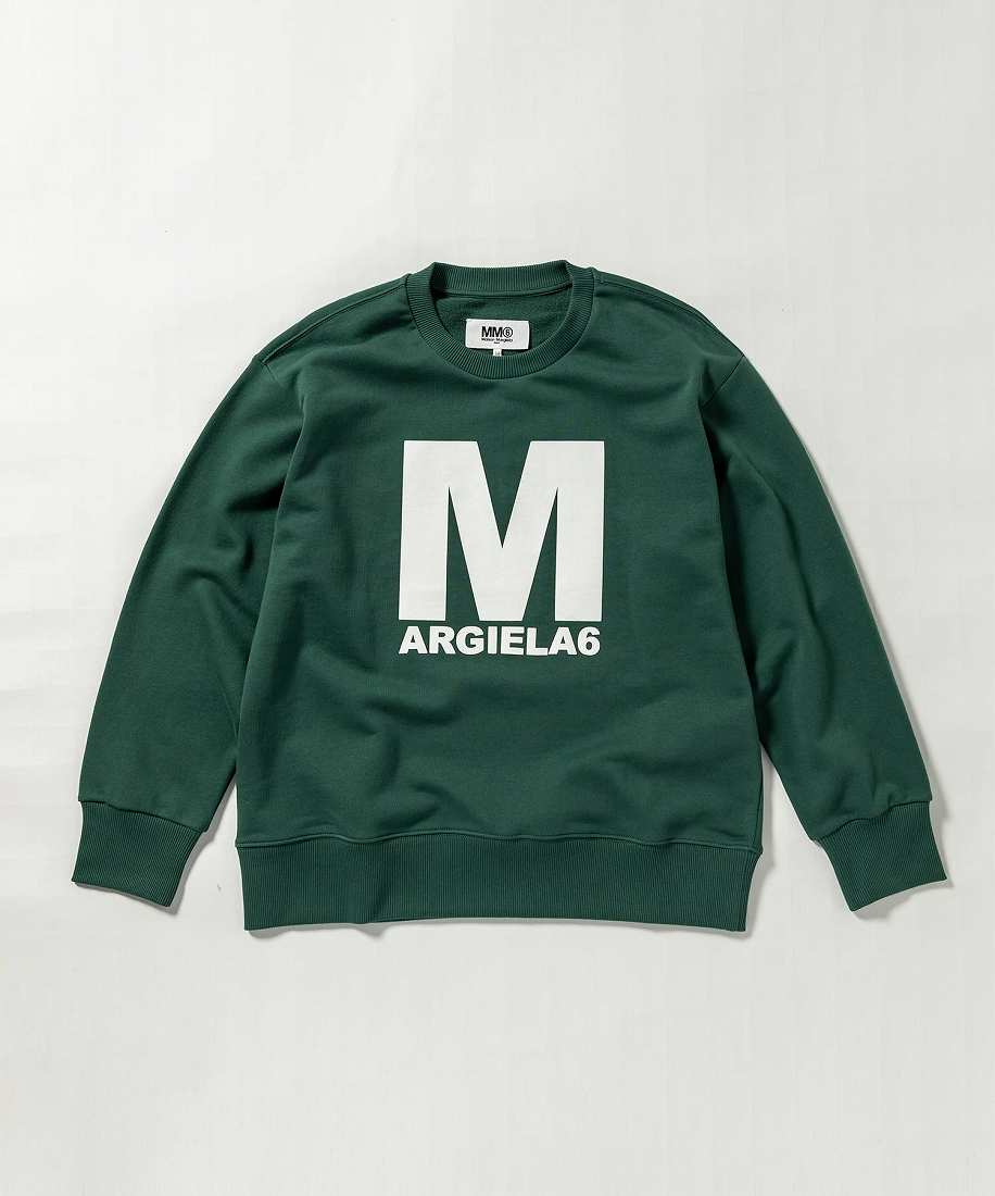 MM6 Maison Margiela Kids & Junior ロゴ長袖スウェットプルオーバー