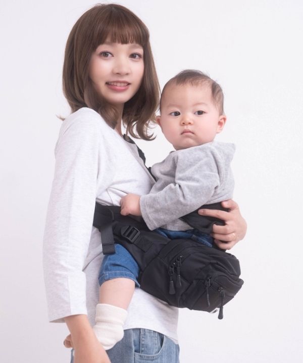 ヒップシート 抱っこ紐 ボディバッグ 3WAY AGS機能搭載 | スウィート
