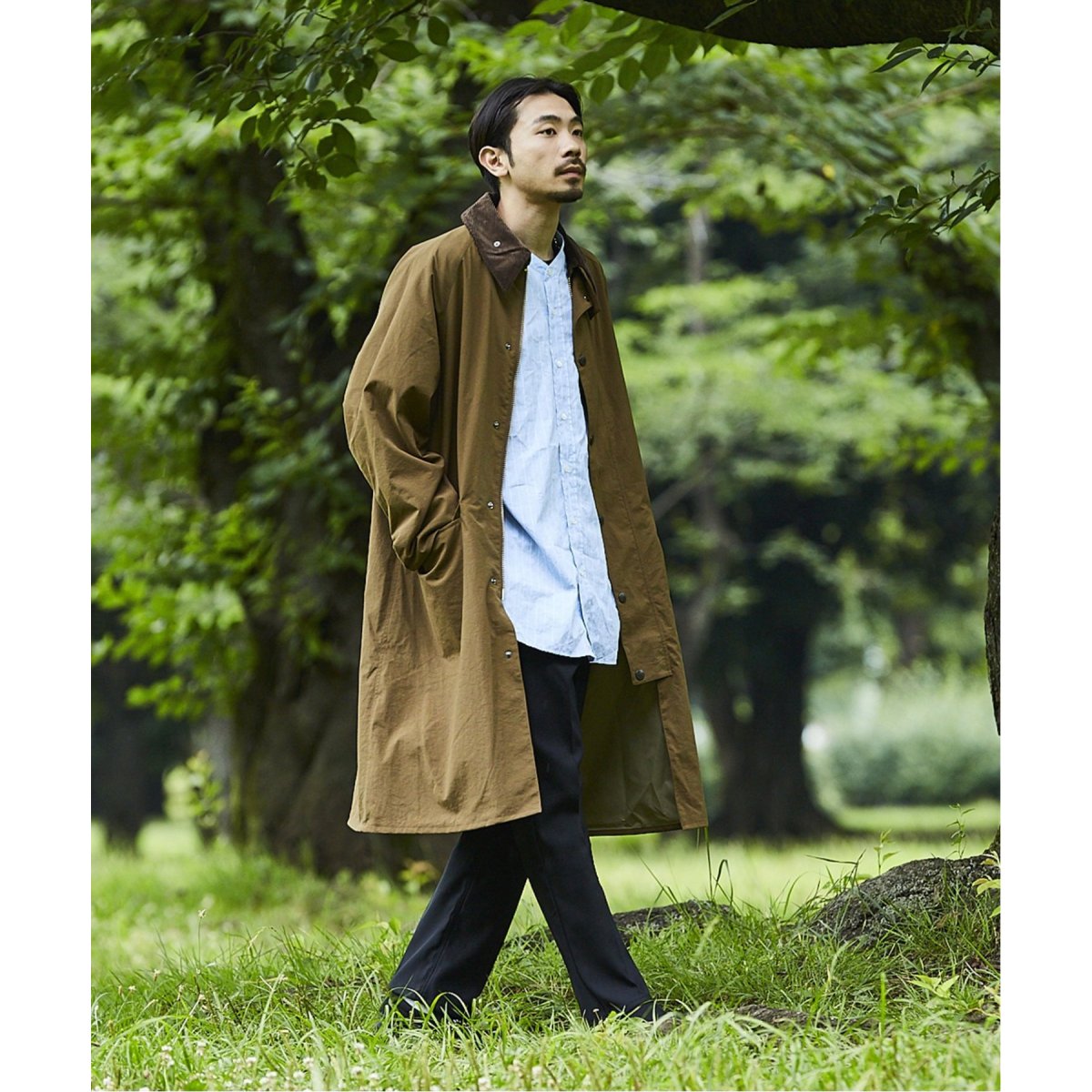 追加》【WEB限定】【Barbour / バブアー 】JS別注 OS BURGHLEY-MU-TE