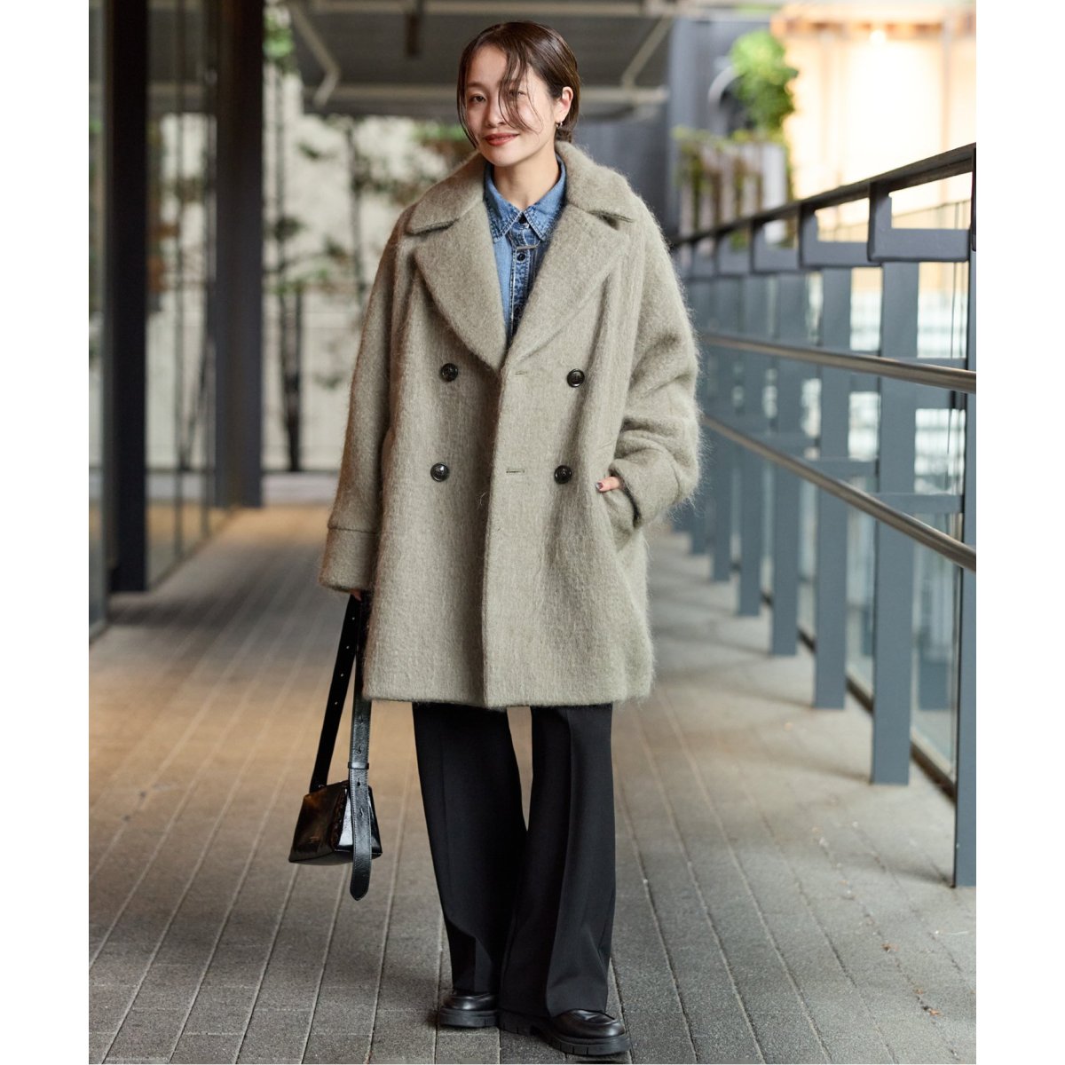 別注【TICCA / ティッカ】モヘヤ混テントコート | ジャーナル