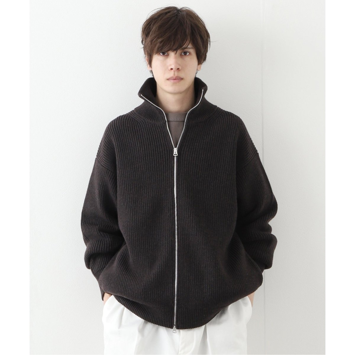 ETS.MATERIAUX / マテリオ】ドライバーズニット | エディフィス