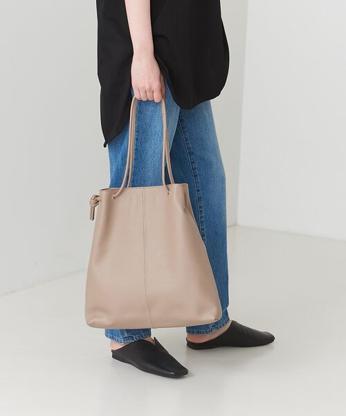 セール】 【別注】THE CASE×collex 2WAYレザー巾着トートバッグ