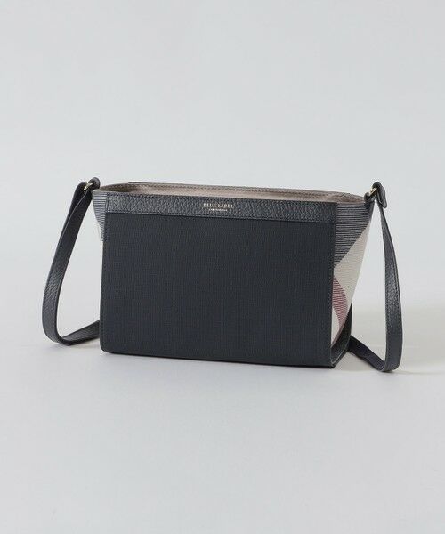 セール】 パーシャルクレストブリッジチェックPVCミニショルダー