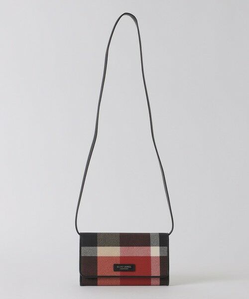 セール】 クレストブリッジチェックPVCウォレットショルダー