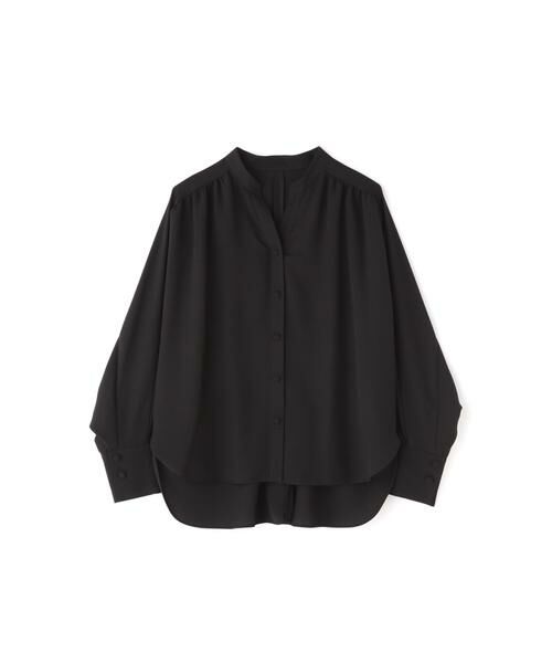 セール】 ライトジョーゼットギャザーブラウス （シャツ・ブラウス