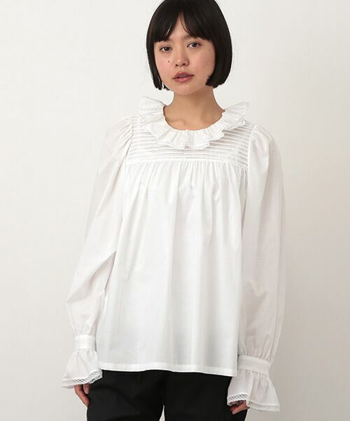 セール】 フリルカラー・ブラウス （シャツ・ブラウス）｜Bilitis dix