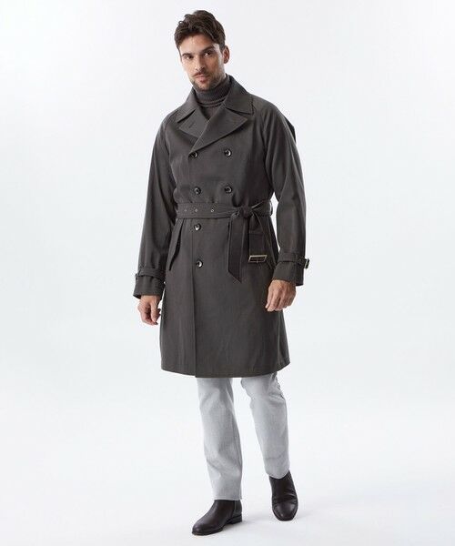 セール】 ダブルブレストウールミックスコート （その他アウター