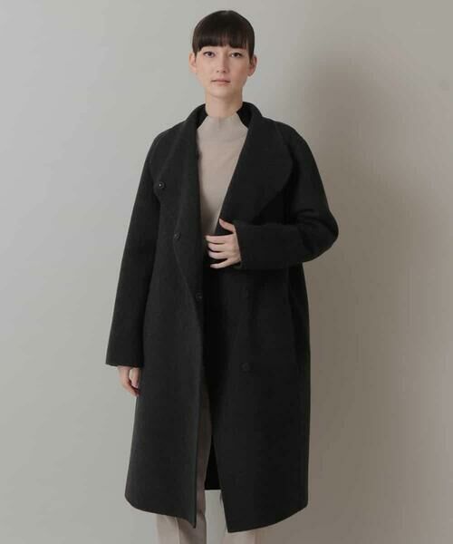 セール】 【MANTECO】ウールリバーコート （その他アウター）｜HIROKO