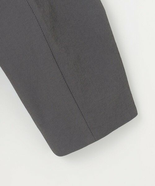 洗える】ボアコンビ アウター （ノーカラージャケット）｜自由区