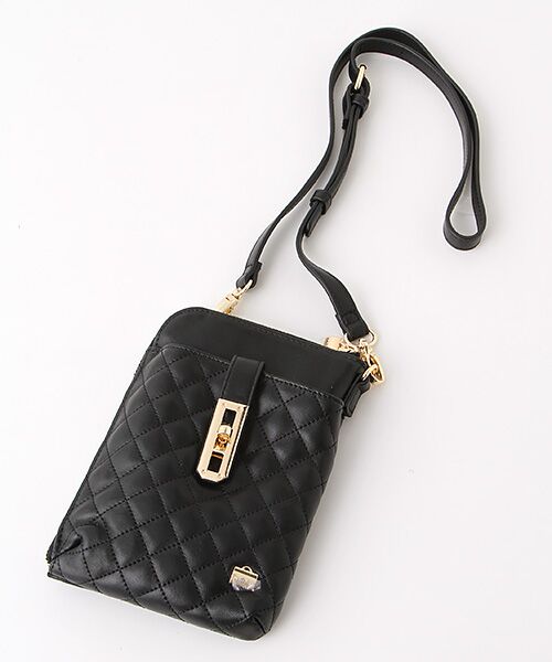 セール】 シープレザー キルティングスマホショルダー （ショルダー