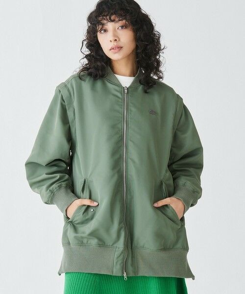 セール】 2WAY 撥水 デタッチャブルスリーブボンバージャケット