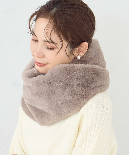 セール】 フェイクファー スヌード （マフラー・ショール・スヌード