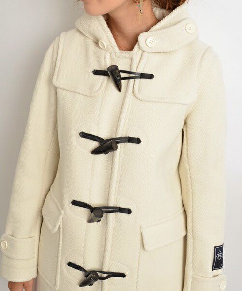 セール】 VALLOMBROSA ダッフルコートwhite◇ （ダッフルコート