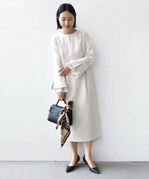 セール】 重ね着 デザイン ダブル クロス ワンピース（セレモニー対応