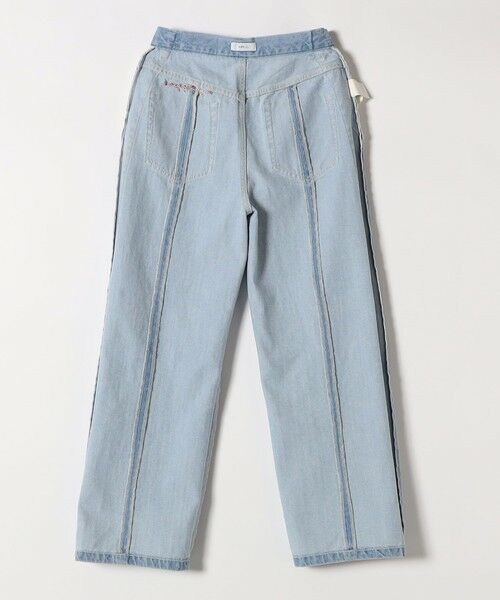 セール】 SHIPS any:〈洗濯機可能〉サイドライン ストレート ワイド