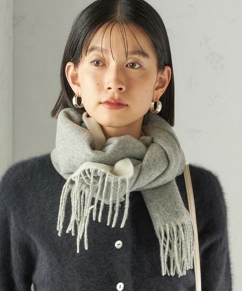 セール】 カシミヤ リバーシブル マフラー （マフラー・ショール