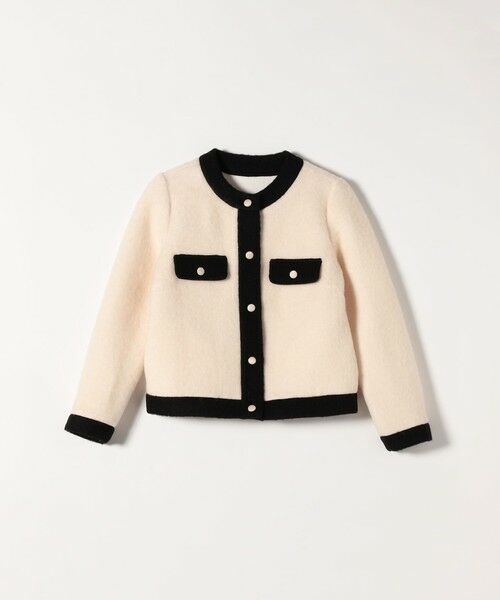 セール】 SHIPS any: バイカラー クルーネック カーディガン