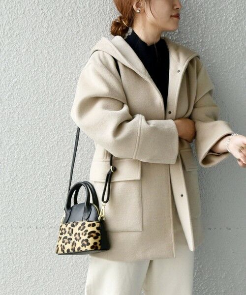 セール】 SHIPS any: フード ミディ ウール コート （その他アウター