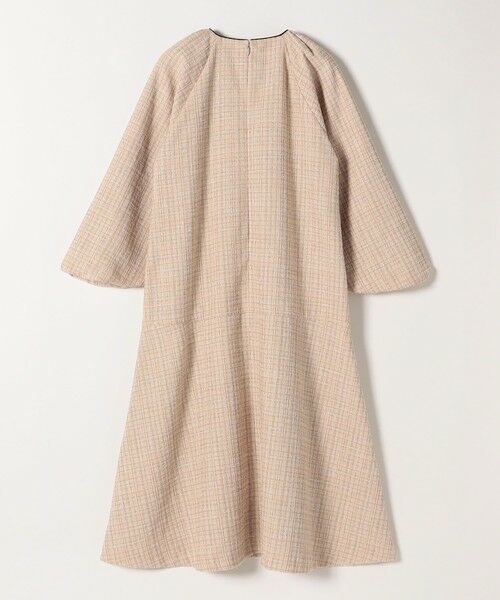 セール】 SHIPS any: ツイード フレア ワンピース （ロング・マキシ丈