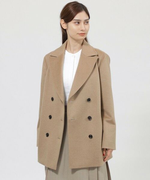 セール】 【Precious掲載】ウールカシミヤビーバー ピーコート