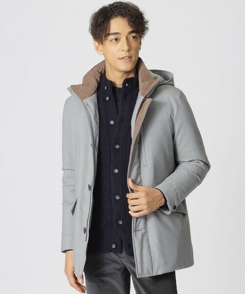 セール】 ウールシェルダウンジャケット （ブルゾン）｜Paul Stuart