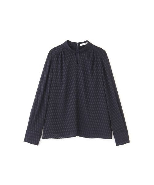 セール】 ◇バイアスダイヤ柄カットジャカードブラウス （シャツ