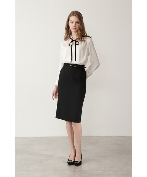 セール】 ◇別珍リボンアニマルジャカードブラウス （シャツ・ブラウス