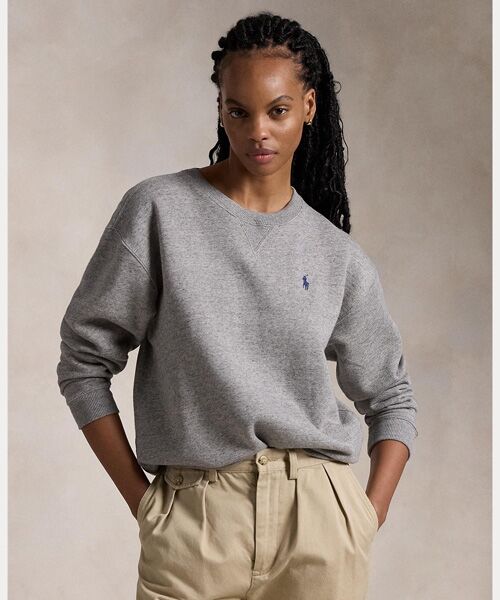 フリース クルーネック スウェットシャツ （スウェット）｜POLO RALPH