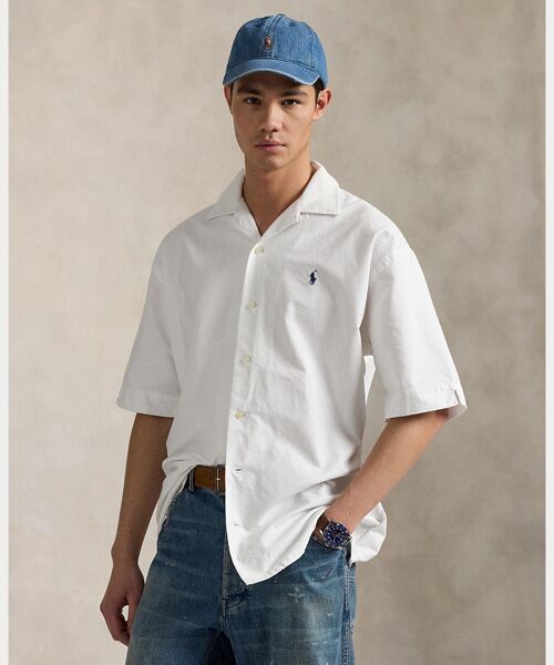 オーガニック コットン ビッグ シャツ （シャツ・ブラウス）｜POLO