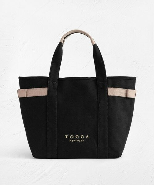 A4サイズ対応】SIDE RIBBON CANVASTOTE トートバッグ （トートバッグ