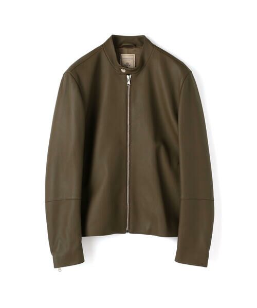 セール】 【別注】DENIM×TOMORROWLAND ラムレザー シングルライダース