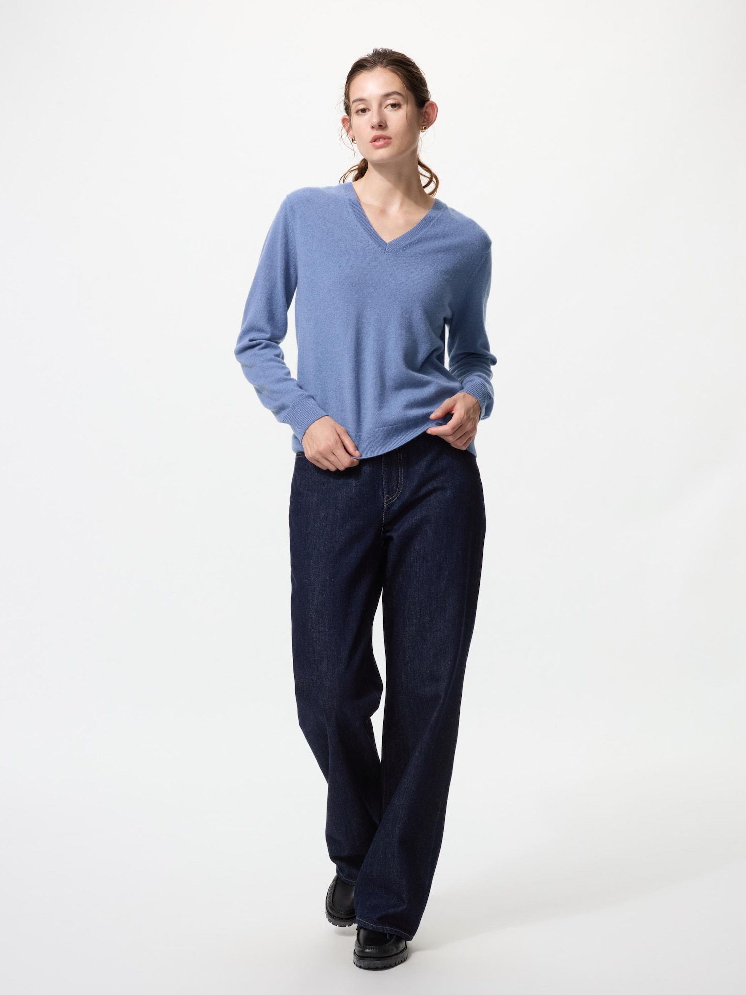 ユニクロ公式 | カシミヤVネックセーター