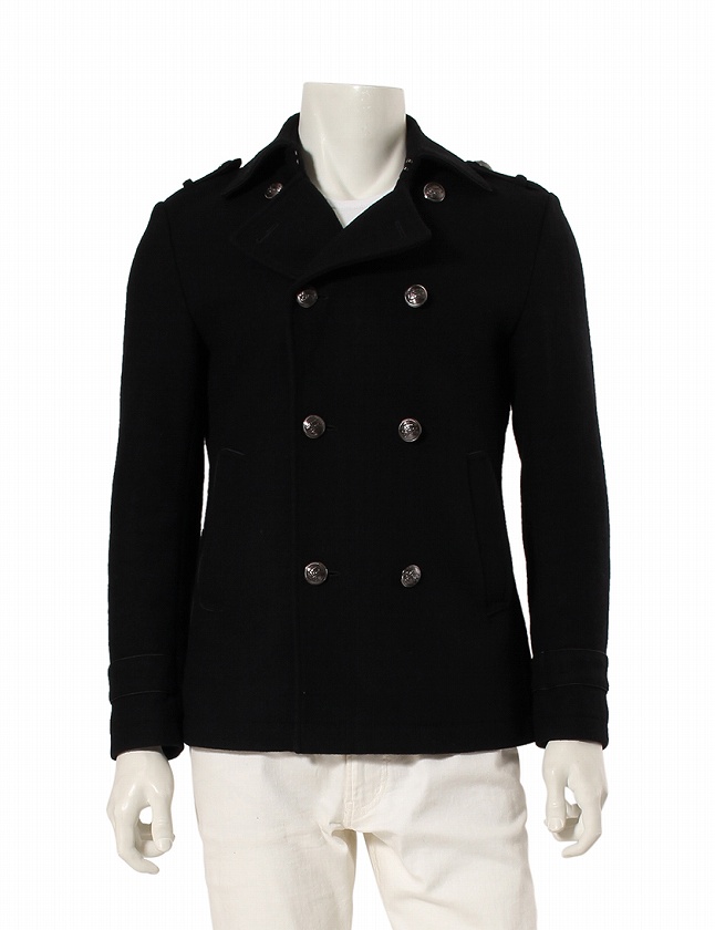 バーバリーブラックレーベル BURBERRY BLACK LABEL Pコート ピーコート