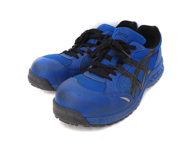 アシックス asics 安全靴 29.0cm 青 ブルー メッシュ ウィンジョブ