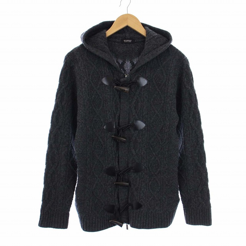 バーバリーブラックレーベル BURBERRY BLACK LABEL ニットダッフル