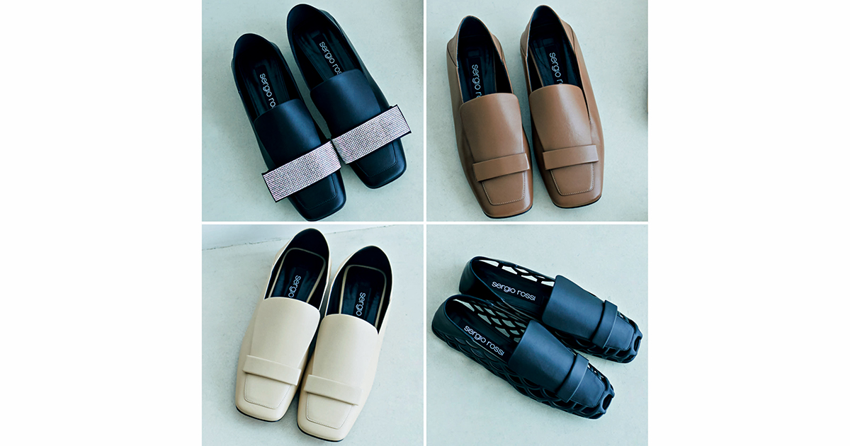 ママ社交に『セルジオ ロッシ』のスリッポンが人気の理由！待望の新作