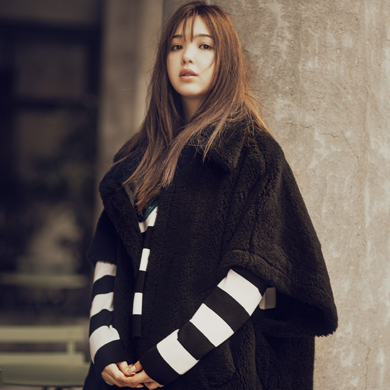 軽くて走れる『テディベアのケープ』が新名品！羽織るだけで上半身映え