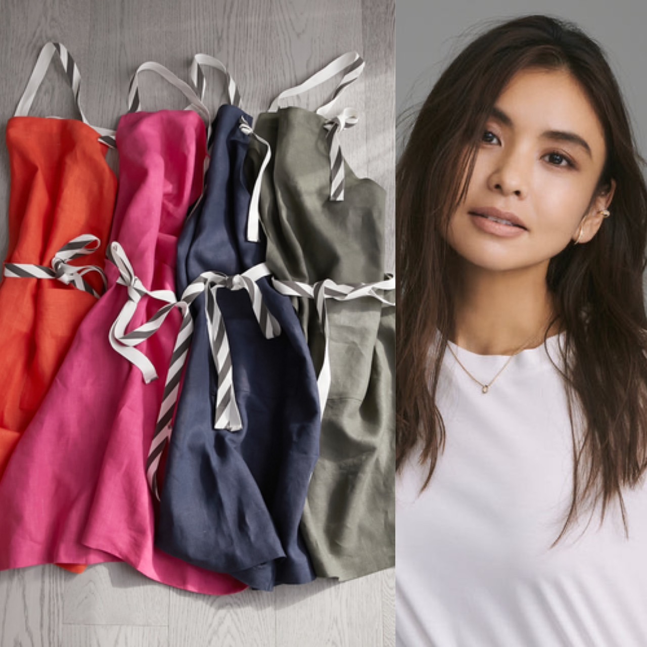 滝沢眞規子さんプロデュースのエプロンがオシャレすぎる【プレゼント